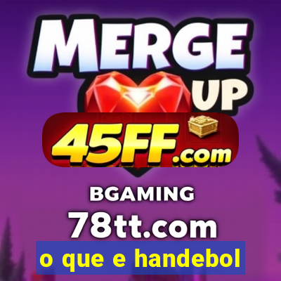 o que e handebol